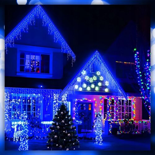 SOPLE LAMPKI CHOINKOWE ŚWIATEŁKA 300 LED 15,2M GRUBY KABEL FLASH ZEWNĘTRZNE na Arena.pl