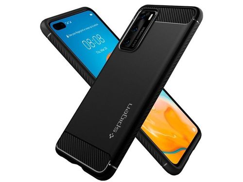 Etui Spigen Rugged Armor do Huawei P40 Matte Black na Arena.pl