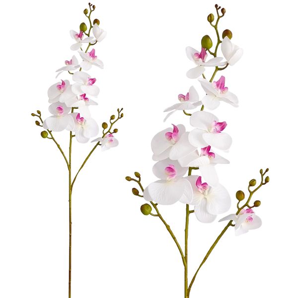 STORCZYK SZTUCZNY BIAŁY ORCHIDEA WYSOKA GAŁĄZKA 120 cm zdjęcie 1