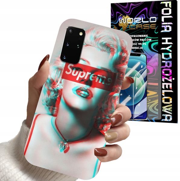 ETUI DO SAMSUNG S20+ plus - Monroe MODNE KOBIECE WZORY + FOLIA zdjęcie 1