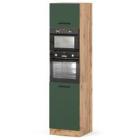 Szafka Kuchenna Słupek Modułowy Stojący Blande 60cm Wotan Butelkowa Zieleń