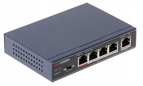 Switch POE do 4 kamer IP DS-3E0105P-E HIKVISION FV na Arena.pl