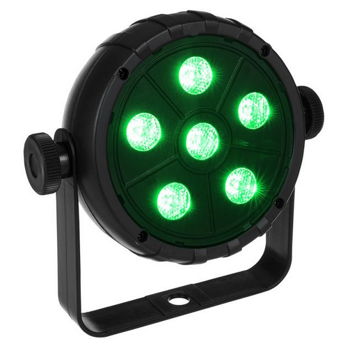 Lampa 6x3W USB-C 6 LED RGB USB Party reflektor dyskotekowy na imprezę na Arena.pl