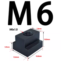 Nakrętka teowa - kostka teowa - M6 (7,8 x 13 x 10 mm) / rowek 8 mm