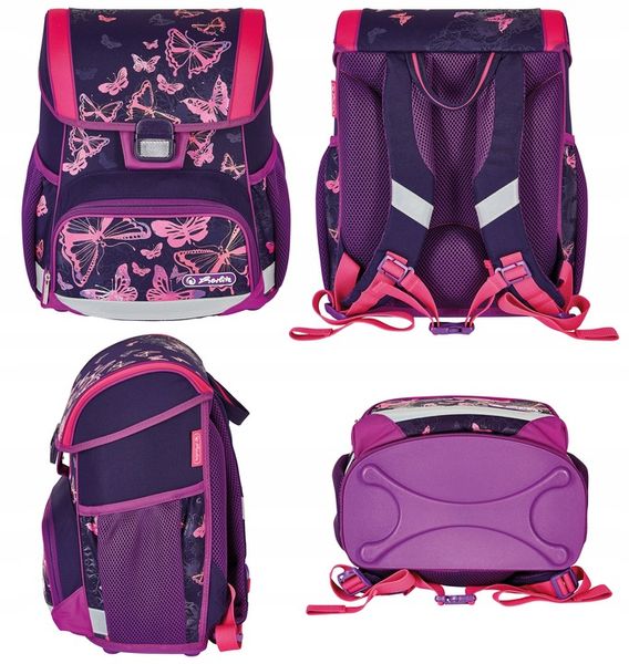 TORNISTER PLECAK SZKOLNY HERLITZ LOOP BUTTERFLIES zdjęcie 16