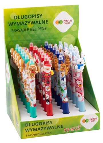 DŁUGOPIS WYMAZYWALNY AUTOMATYCZNY XMAS 2 M&G MIX WZORÓW na Arena.pl