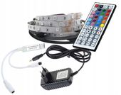 Taśma LED ZESTAW 150 RGB 3m + sterownik IR44 + zas