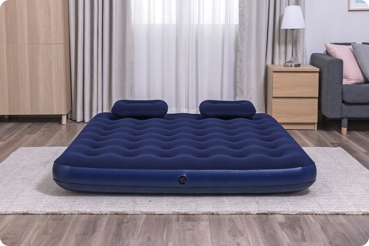 MATERAC DMUCHANY 203x152 BESTWAY POMPKA 2 PODUSZKI zdjęcie 14