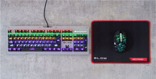 MYSZKA GAMINGOWA DLA GRACZY BEZPRZEWODOWA KOMPUTEROWA MYSZ OPTYCZNA LED RGB na Arena.pl