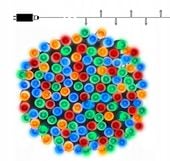 lampki choinkowe świąteczne na choinkę ozdoba 400 led - multikolor