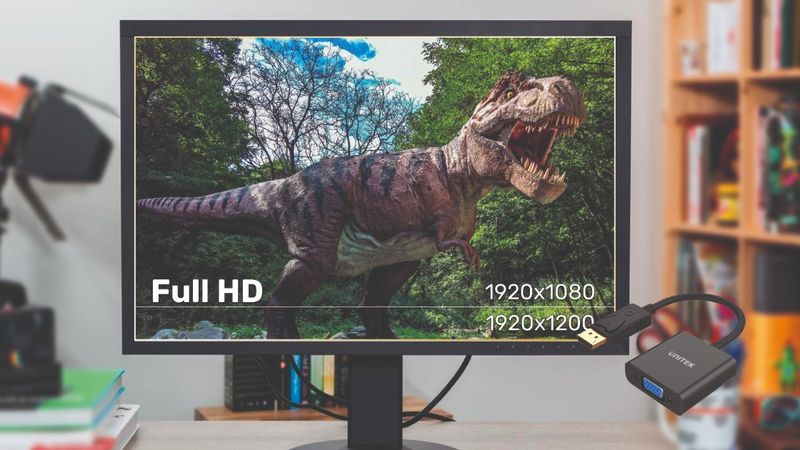 Unitek Adapter DisplayPort na VGA FullHD zdjęcie 5