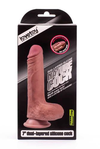 Dildo Silikonowe Z Przyssawką Dual Layered Liquid 18 Cm Lovetoy na Arena.pl