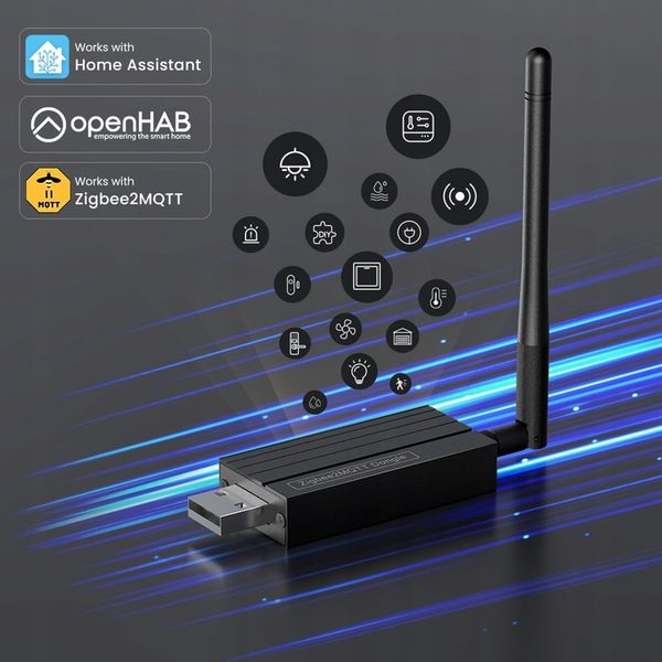 Koordynator Bramka Zigbee 3.0 USB CC2652P Antena Home Assistant ZigBee2MQTT zdjęcie 7