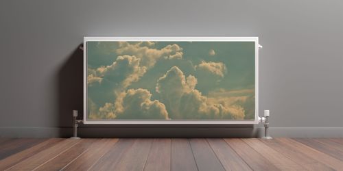 MATA MAGNETYCZNA Na Kaloryfer Chmury Niebo 120cm x 60cm na Arena.pl