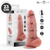 mr intense spencer silikonowy model anatomiczny średni 23 cm czarny