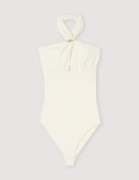 Dzianinowy body SANDRO R40 ( Brak pierscionek)