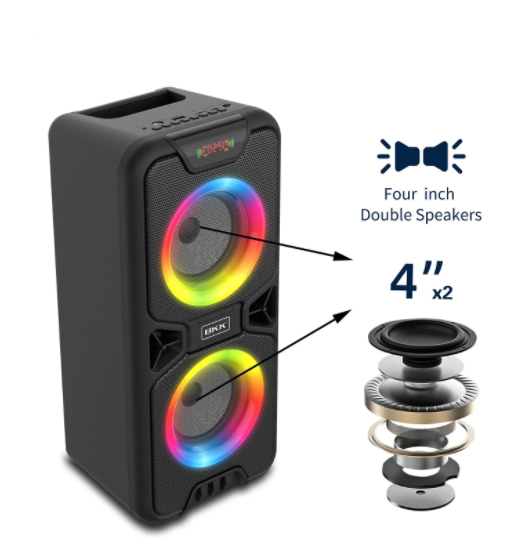 B83 Głośnik Bluetooth Bezprzewodowy Boombox Karaoke zdjęcie 4