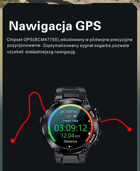 SMARTWATCH MĘSKI GRAVITY GT8-1 - z GPS (sg017a) zdjęcie 9