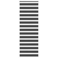 Roleta zebra, czarna, szerokość tkaniny 65,9 cm, poliester