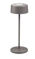 Akumulatorowa lampa stołowa FANCY HOME, szara