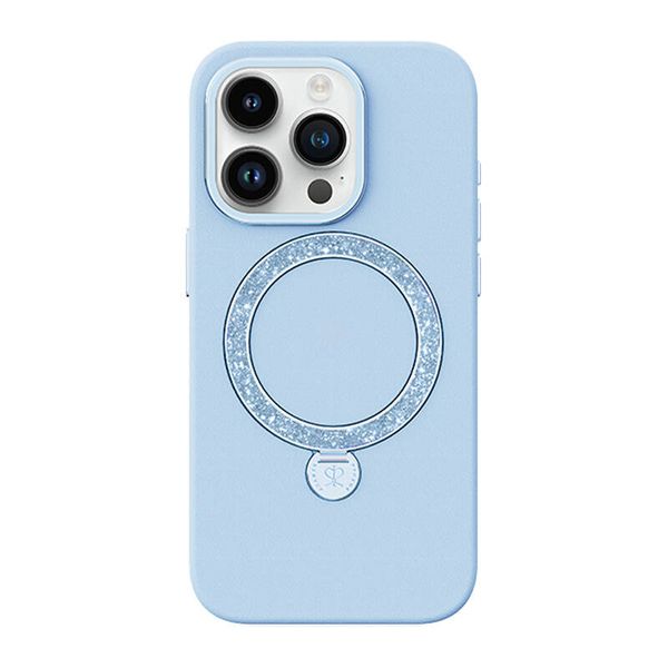 Etui Joyroom Dancing Circle MagSafe DO iPhone 14 Pro Niebieskie zdjęcie 1