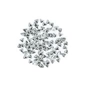 Semilac Ozdoba do manicure 775 srebrny trójkąt, 100 sztuk