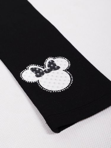 Legginsy dziewczęce getry długie z aplikacją 3D myszka 110-116 YOCLUB na Arena.pl