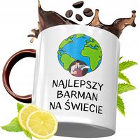 Kubek Bordowy Dla Barmana Na Urodziny Prezent Z Nadrukiem Ze Zdjęciem