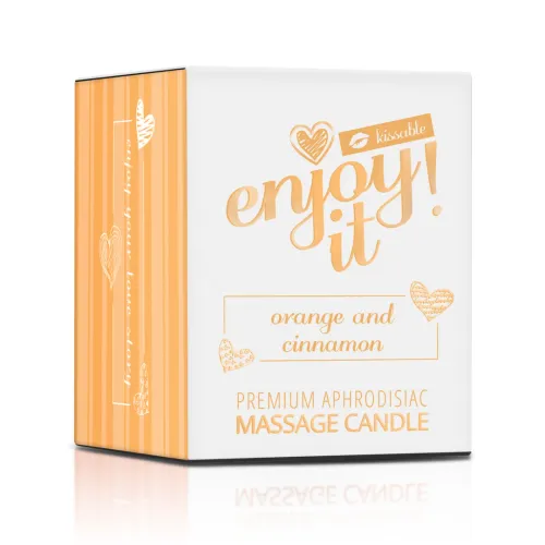 magnetifico enjoy it! świeca masująca z feromonami pomarańcza-cynamon 70ml na Arena.pl