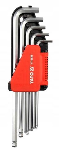 10x KLUCZE IMBUSOWE HEX IMBUSY ZESTAW 2-10 mm Rowerowe Sześciokątne na Arena.pl