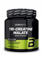 BioTech USA Tri-Creatine Malate 300 g Kreatyna Jabłczan Kreatyny Naturalny
