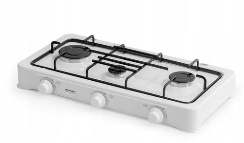 Kuchenka gazowa 3-palnikowa MPM + Reduktor z zabezpieczeniem + Wąż 2m na Arena.pl