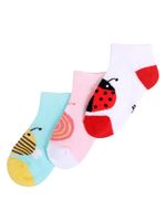 Skarpety stopki dziewczęce skarpetki dziecięce zwierzątka 3PAK 27-30 YOCLUB