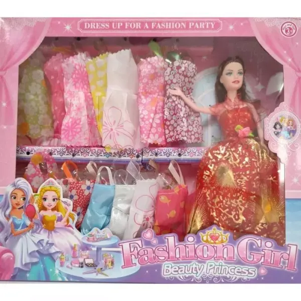 Lalka z ubrankami zdjęcie 1