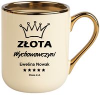 Kubek PREMIUM prezent dla NAUCZYCIELKI WYCHOWAWCZYNI PEDAGOGA z imieniem