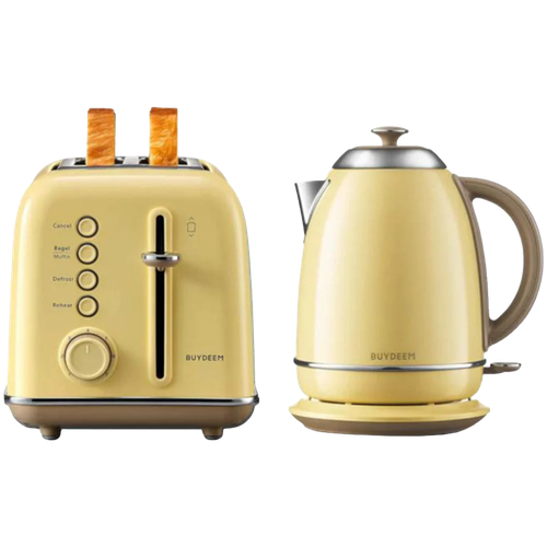 BUYDEEM Toster na 2 kromki, model DT620E, kolor Mellow Yellow, EU na Arena.pl