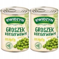 Kwidzyn Groszek konserwowy 400 g x 2 sztuk