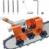 OSTRZAŁKA ŁAŃCUCHÓW PIŁY SPALINOWEJ PILARKI RĘCZNA + 4 OSTRZA OSEŁKI