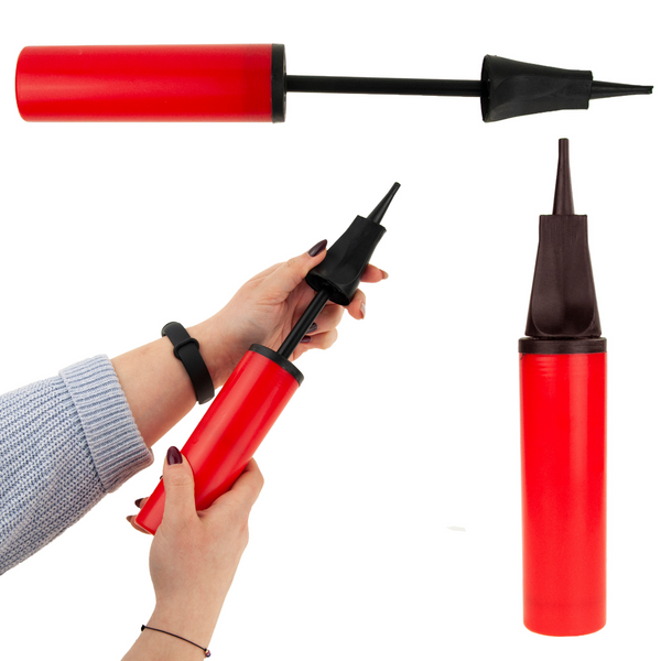 POMPKA DO BALONÓW RĘCZNA DWUSTRONNA PROFESJONALNA zdjęcie 1