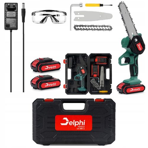 PIŁA ŁAŃCUCHOWA AKUMULATOROWA PILARKA 6" 2x AKUMULATOR 21V 2x Łańcuch na Arena.pl