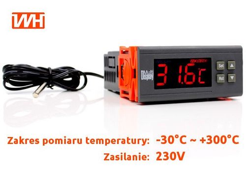 Regulator Temperatury -30C +300 alarm 230V na Arena.pl