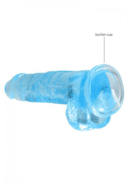 realistic dildo with balls   8/ 21 cm zdjęcie 6