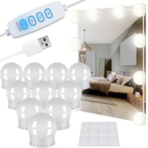 Lampki Led Na Lustro/ Do Toaletki- 10Szt. zdjęcie 1