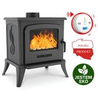 KOMINEK Piec żeliwny K7 koza wolnostojący fi 130 8kW EKO+CZUJNIK