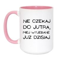 Duży Biało-Różowy 450 ml