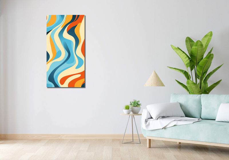 Obraz 50x100cm Tańczące Fale zdjęcie 2