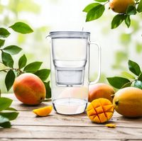 DZBANEK FILTRUJĄCY SZKLANY ETIUDA BIAŁY + WKŁAD PURE+ AQUALOGIS 2.9L