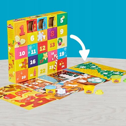 Play-Doh Ciastolina Kalendarz Adwentowy Świąteczny akcesoria Hasbro G0501 na Arena.pl