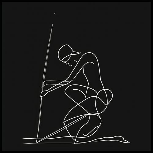 Plakat 80x80cm Linia na Arena.pl