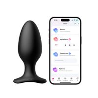 korek analny sterowany aplikacją hush 2 butt plug 57mm lovense